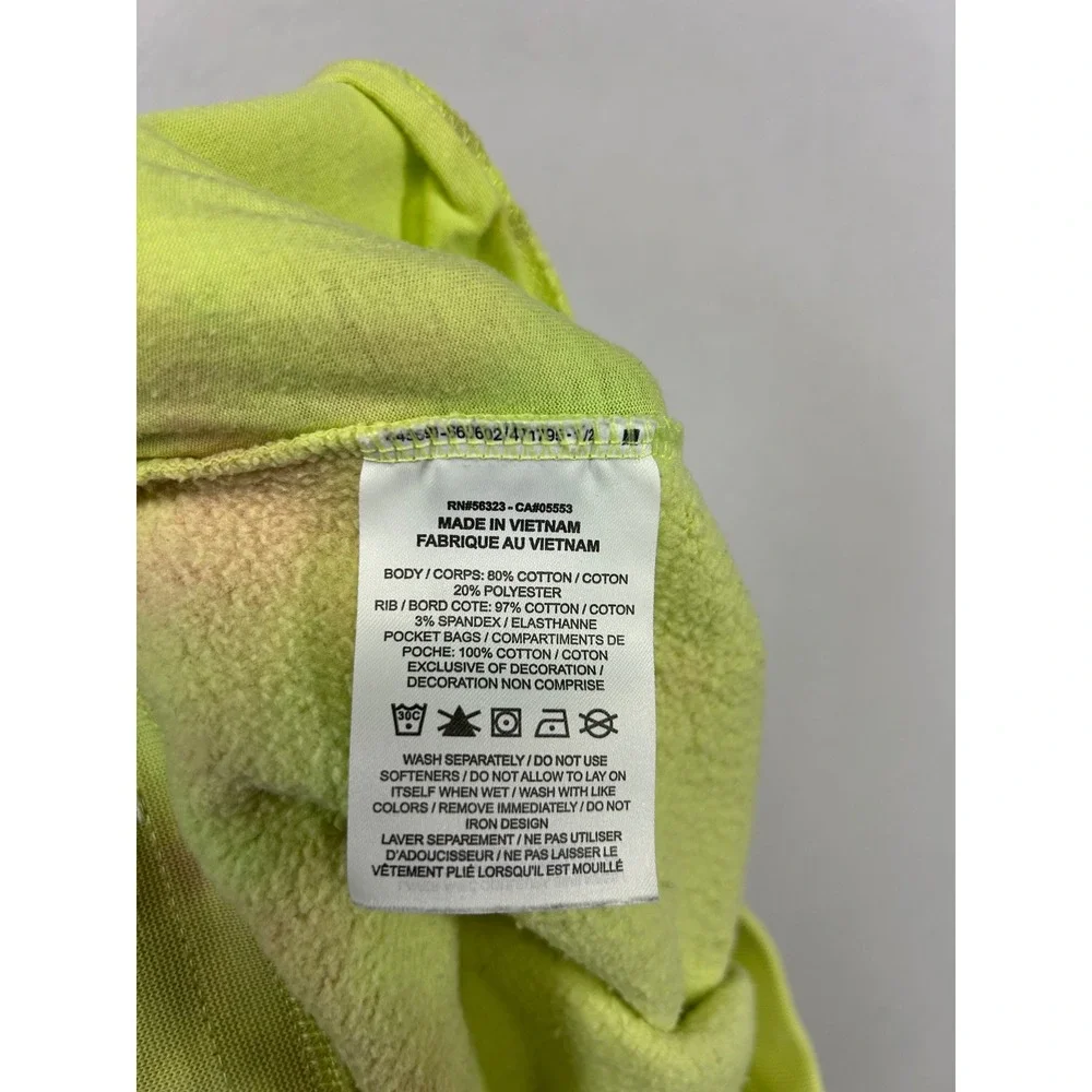 Nike Tie Dye Streetwear Joggers Womens XL Lime Green Berry Fleece Sweatpants